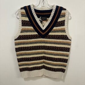 Beams Plus Gim Edition Bespoke Fair Isle Cricket Vest